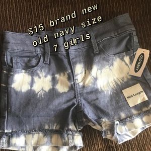 Old navy shorts size 7 Tommy Hilfiger shirts 8-10